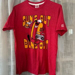 Sun's Out Buns Out Red T-Shirt